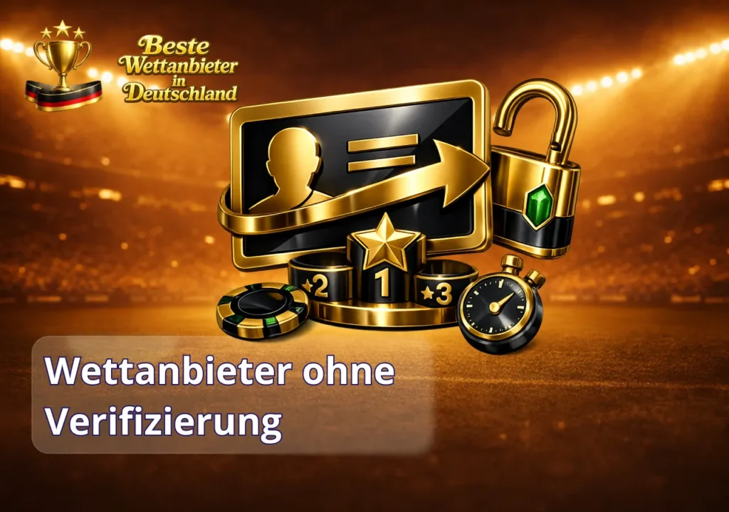 Wettanbieter ohne Verifizierung mit schneller Registrierung und sofortigem Zugang zu Sportwetten ohne KYC.